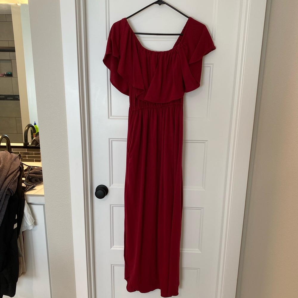 Off the shoulder dress